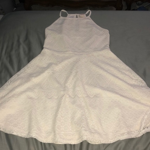 Mossimo cream Halter top sun dress - Picture 1 of 3